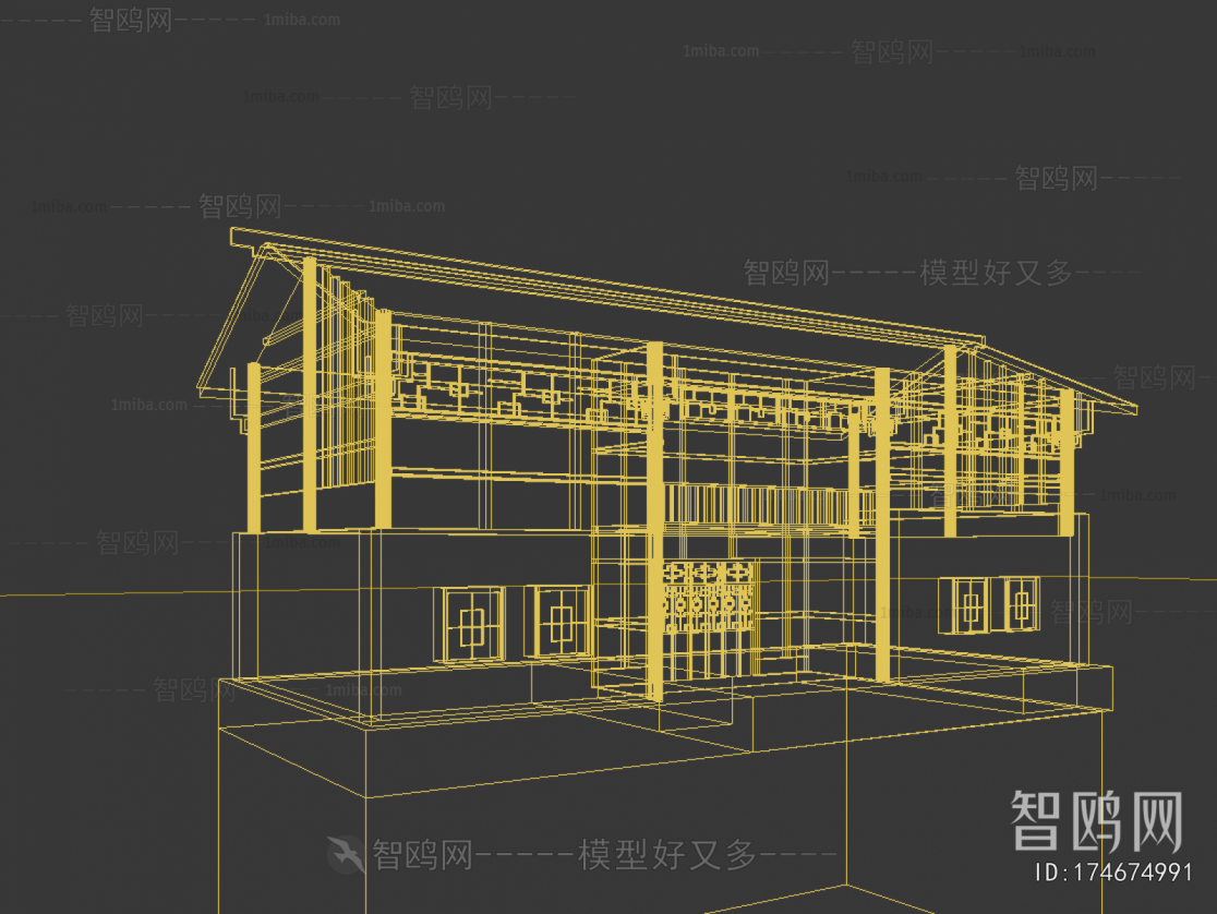 New Chinese Style Building Appearance