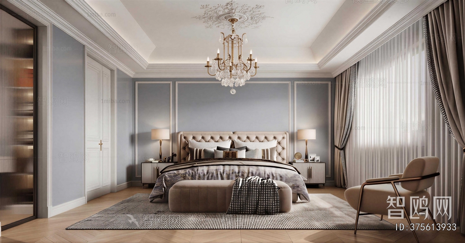 American Style Bedroom