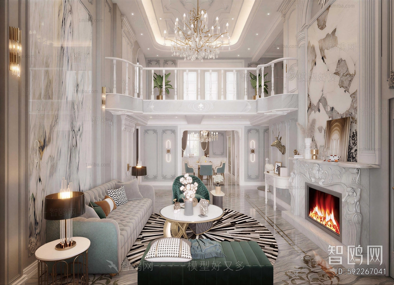 European Style A Living Room