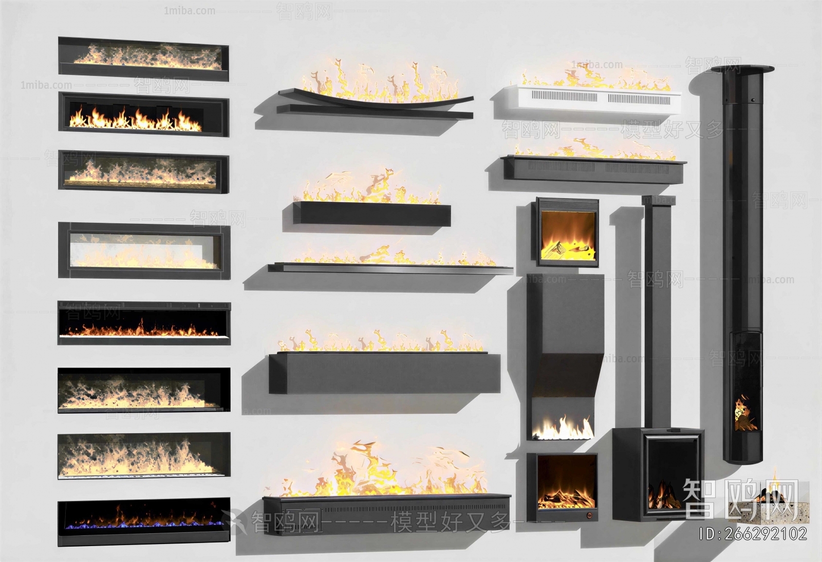 Modern Electronic Fireplace