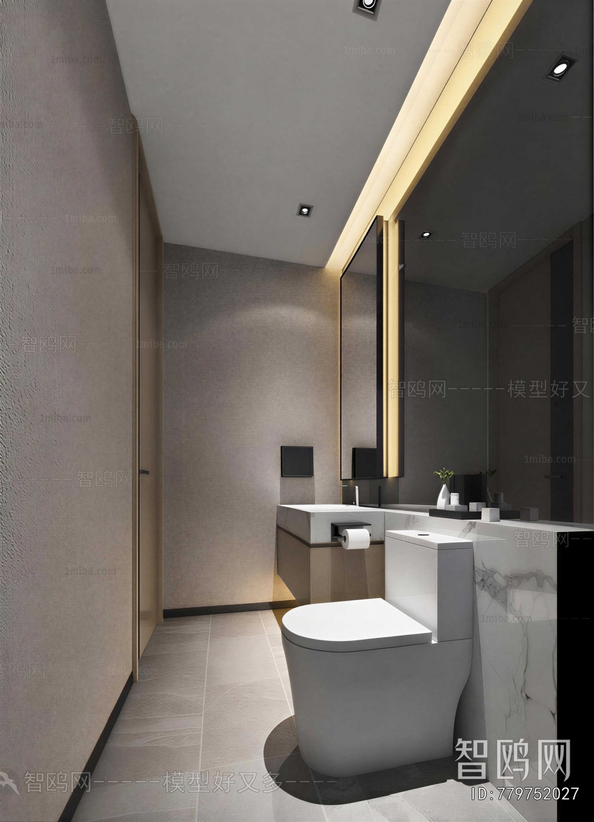Modern Public Toilet
