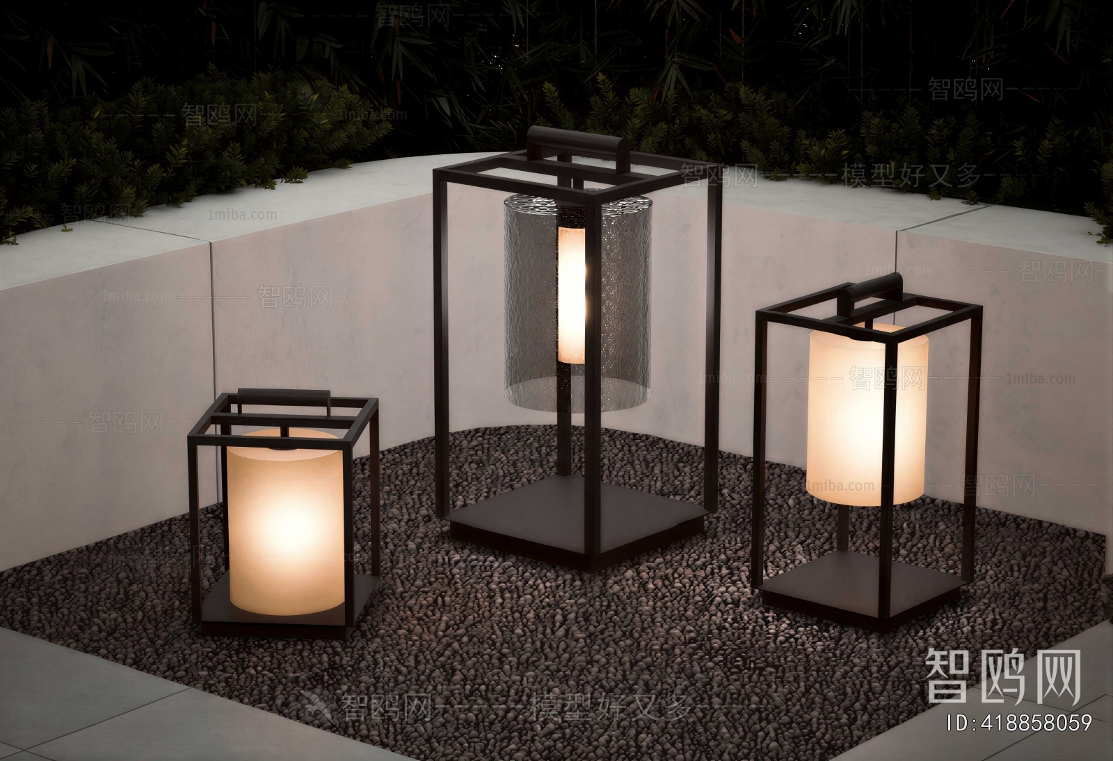 New Chinese Style Outdoor Light
