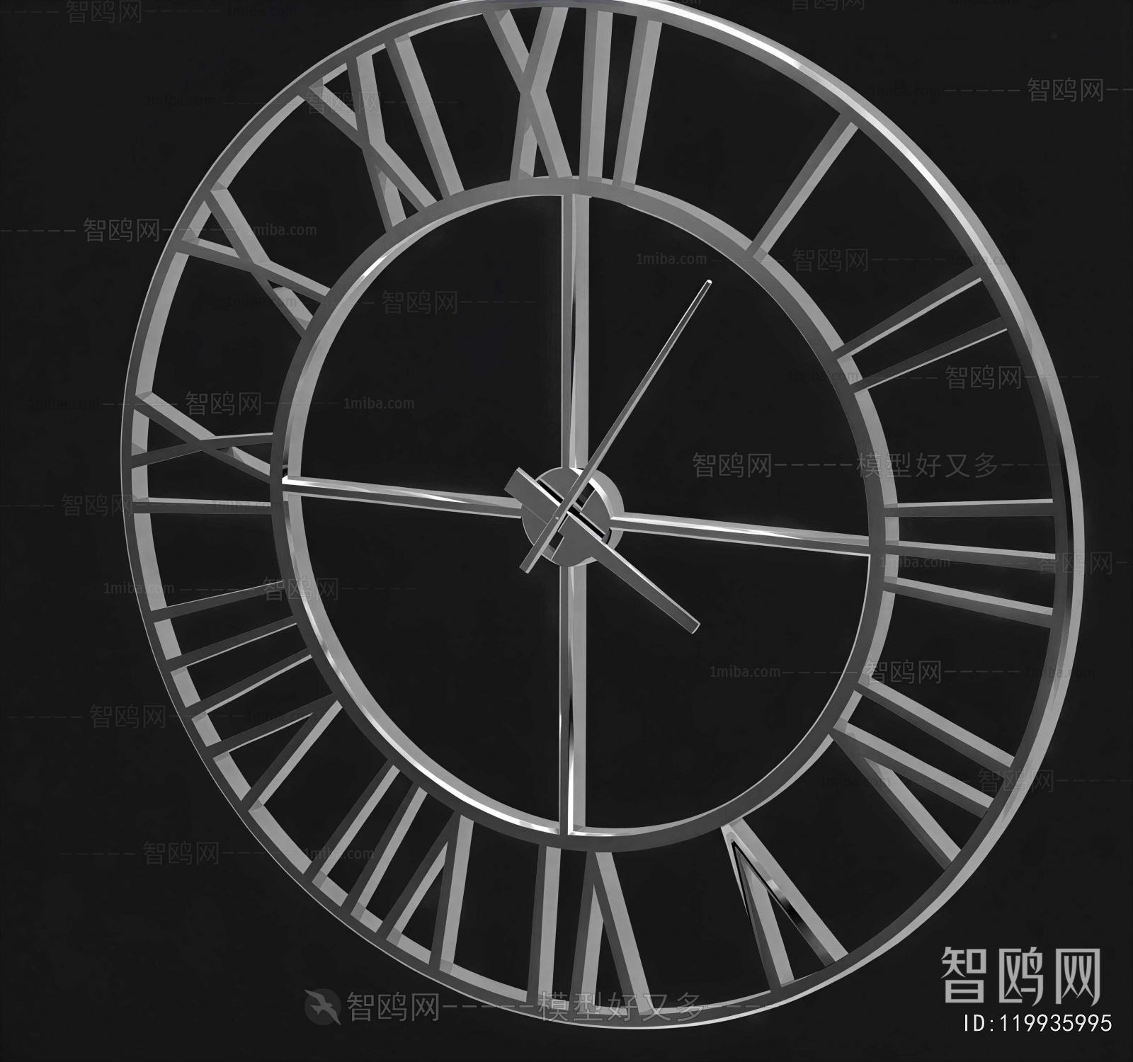 Industrial Style Wall Clock