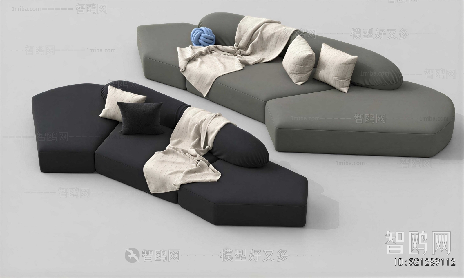 Modern Curved Sofa