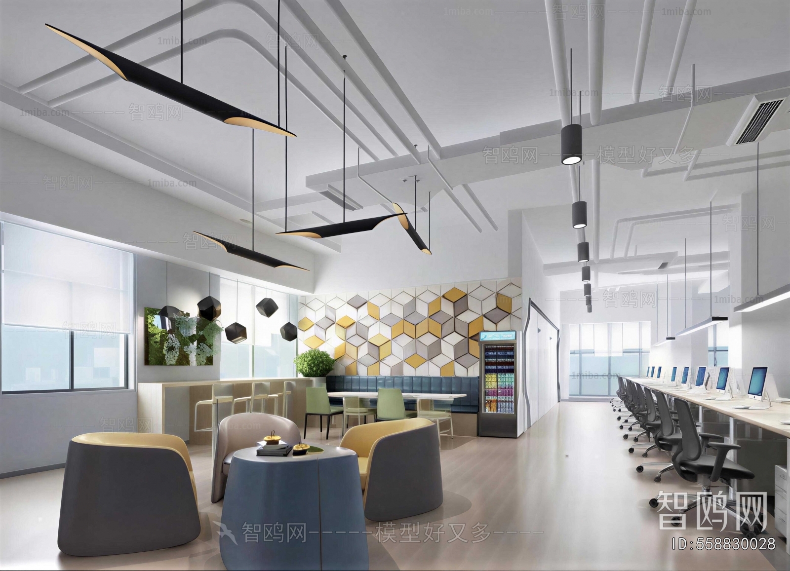 Modern Office Rest Area
