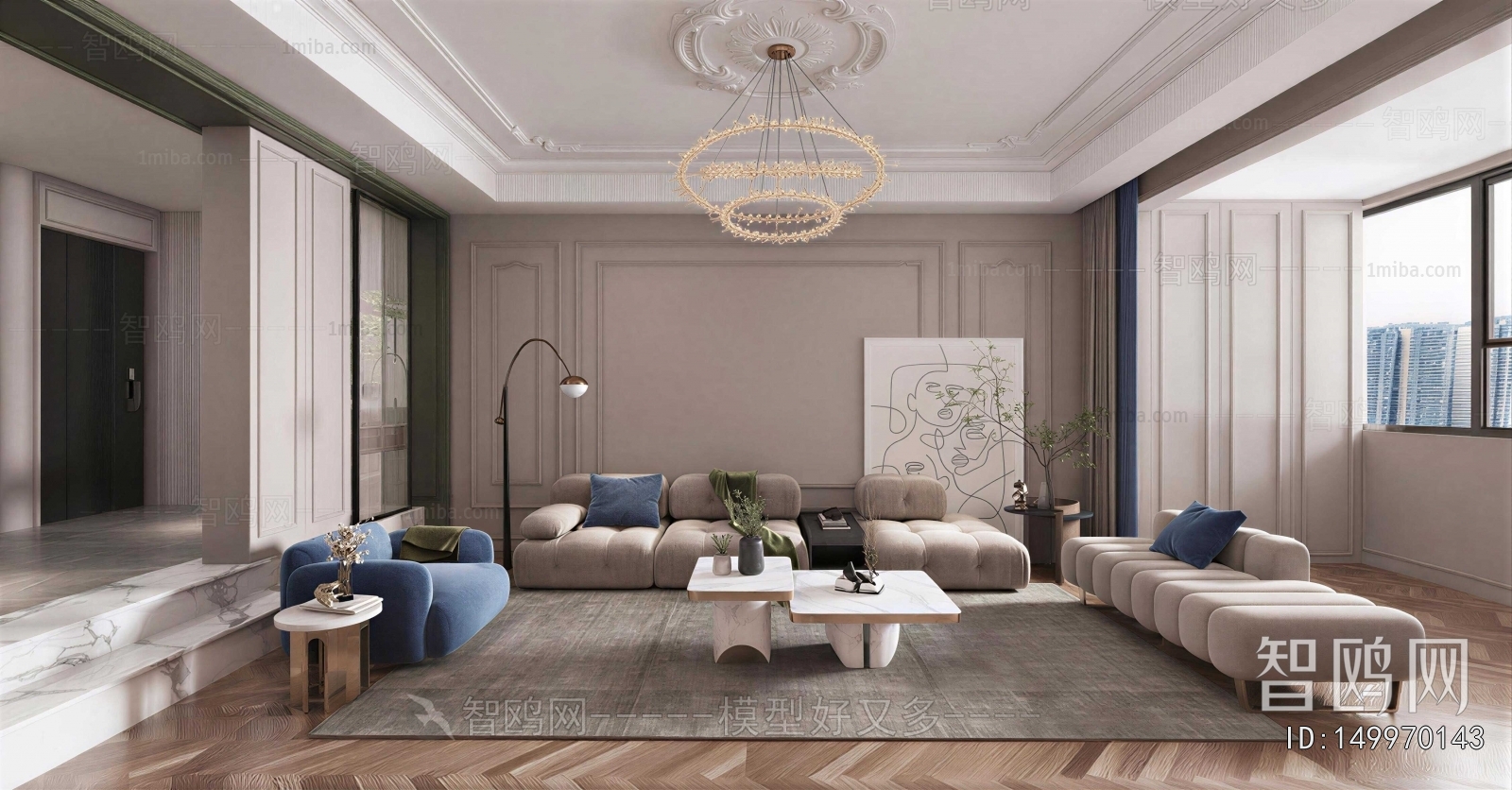 French Style A Living Room