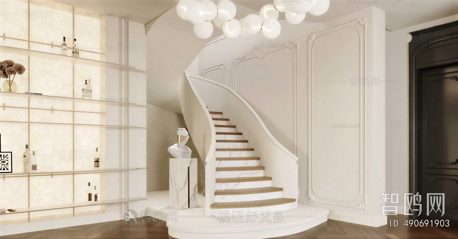 French Style Stairwell