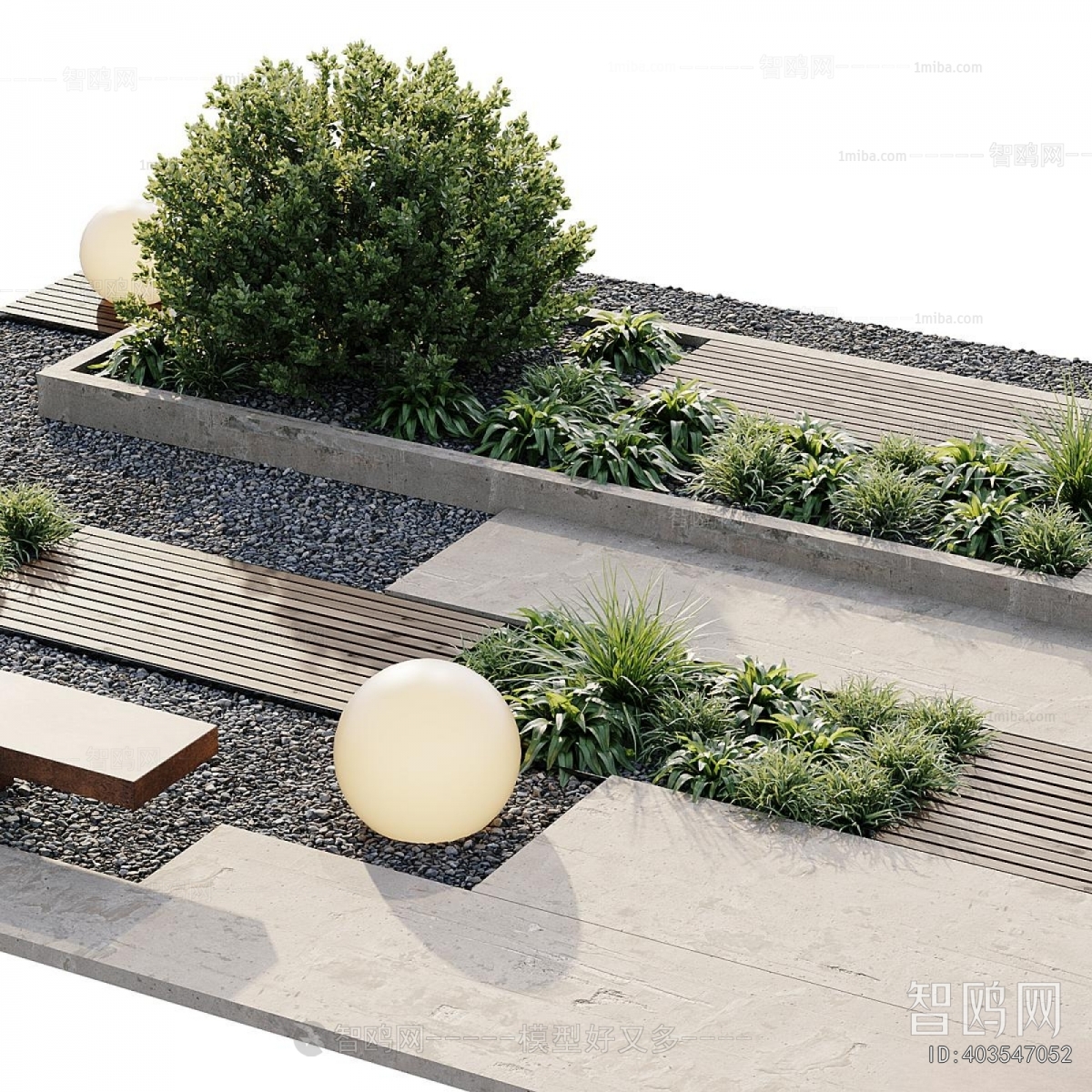 Modern Courtyard/landscape