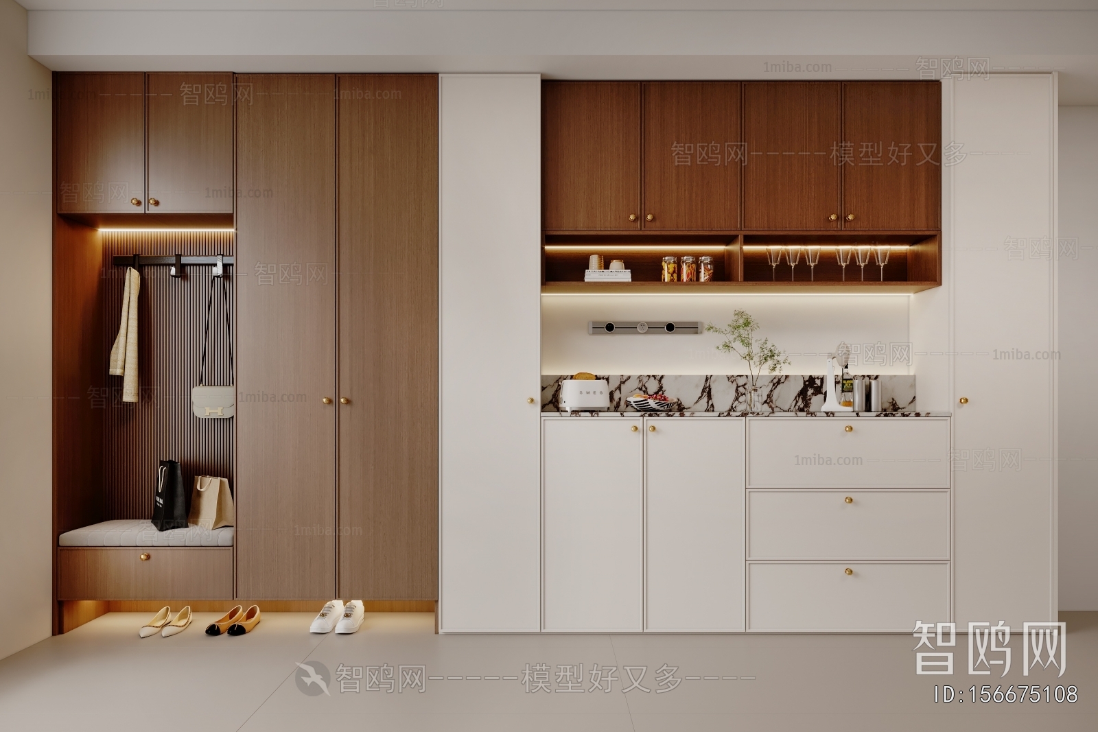 Modern Shoe Cabinet