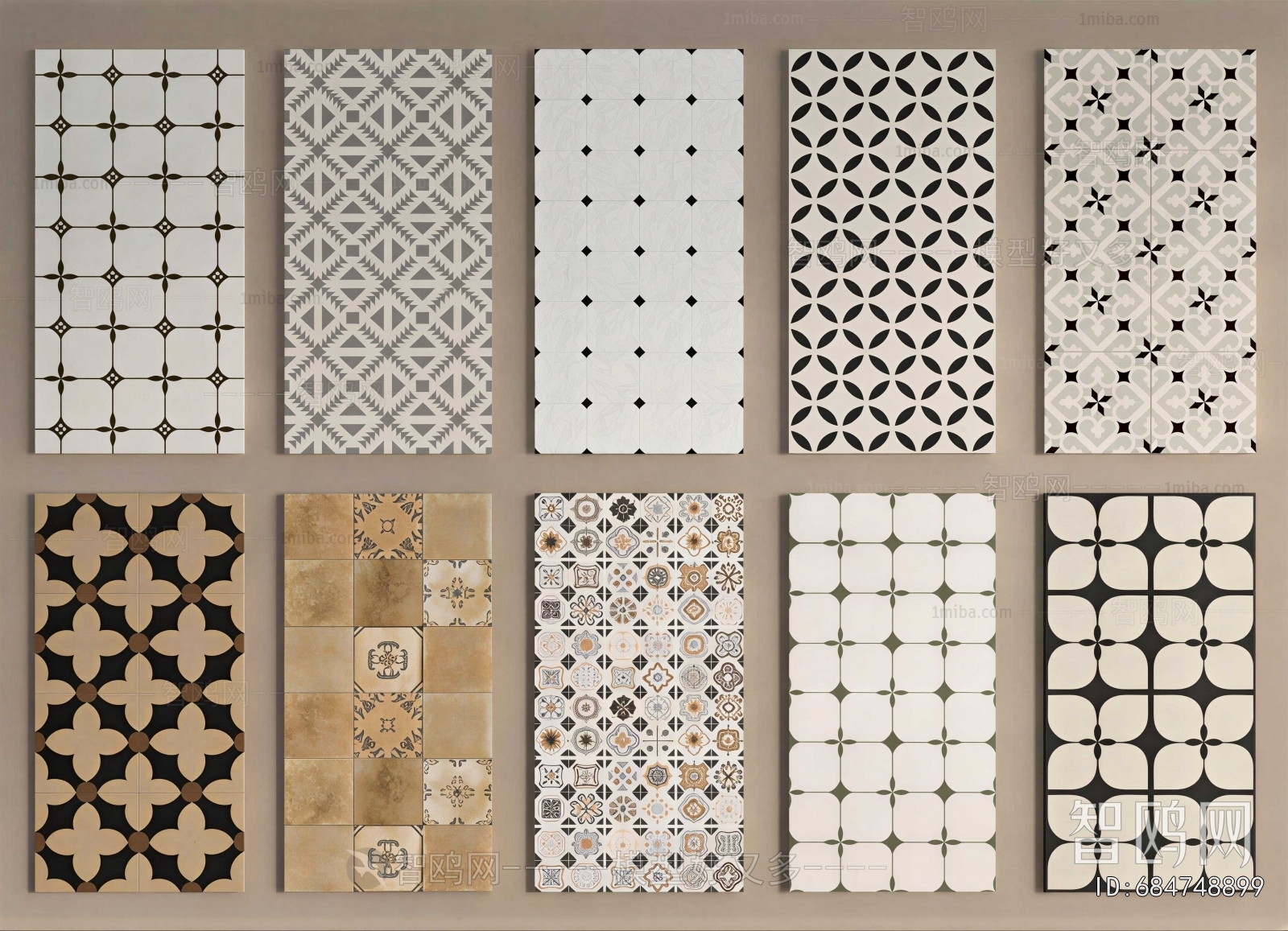 French Style Wall/floor/ceiling