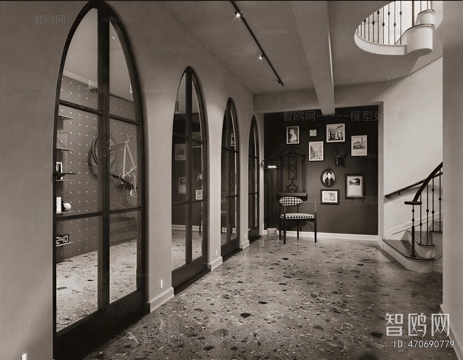 American Style Hallway