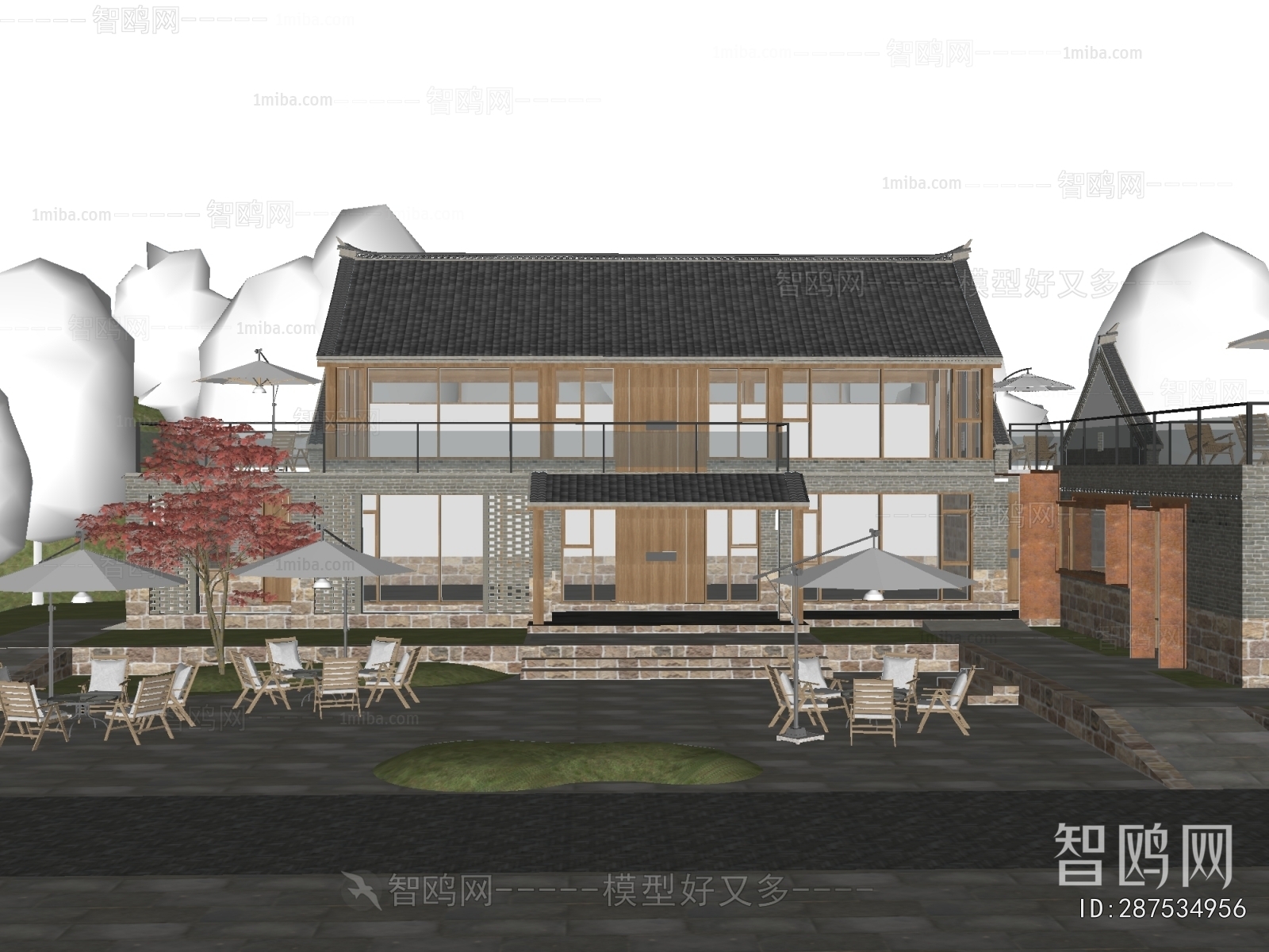 Modern Appearance Of Commercial Building