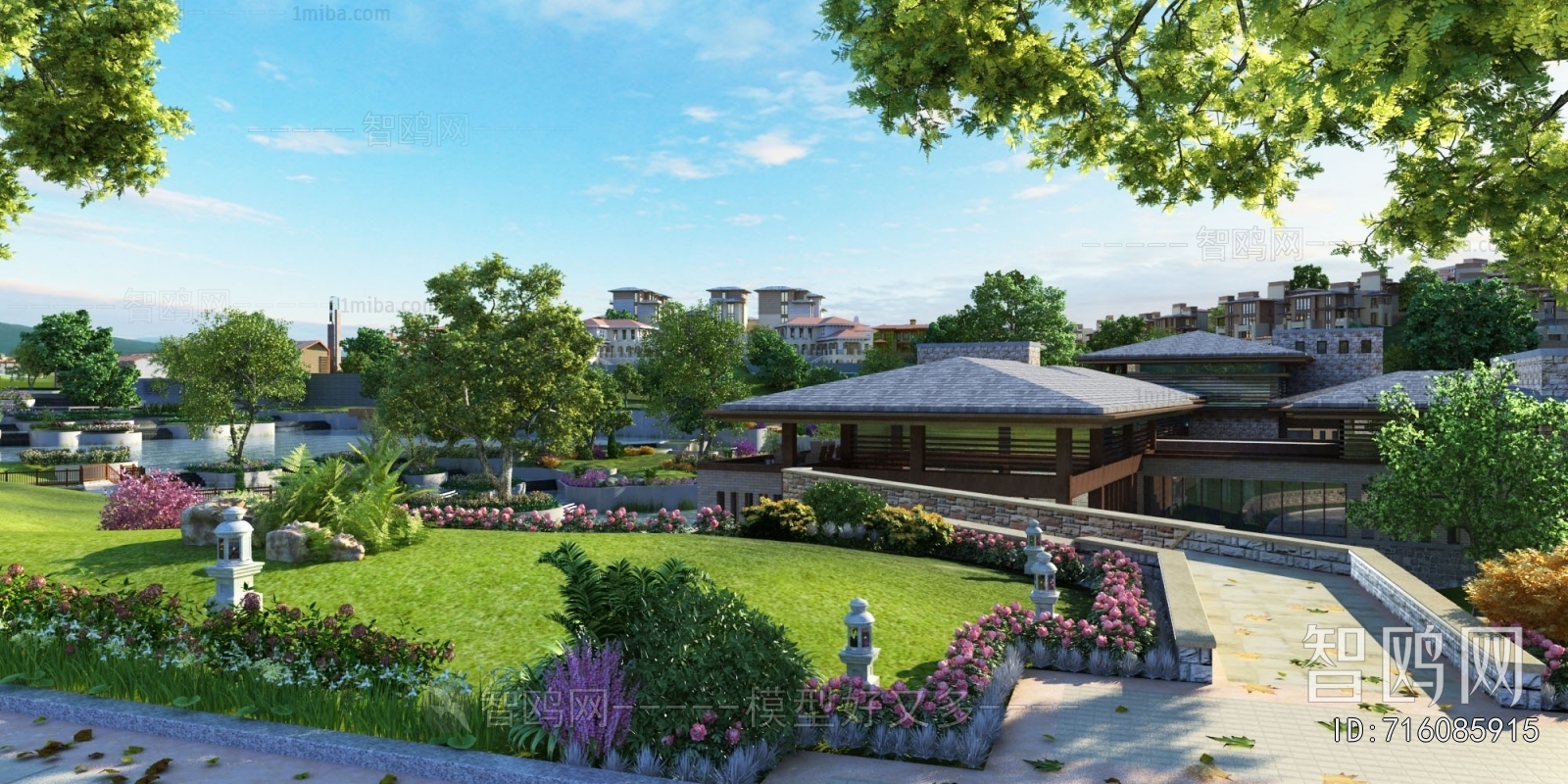 Modern Park Landscape