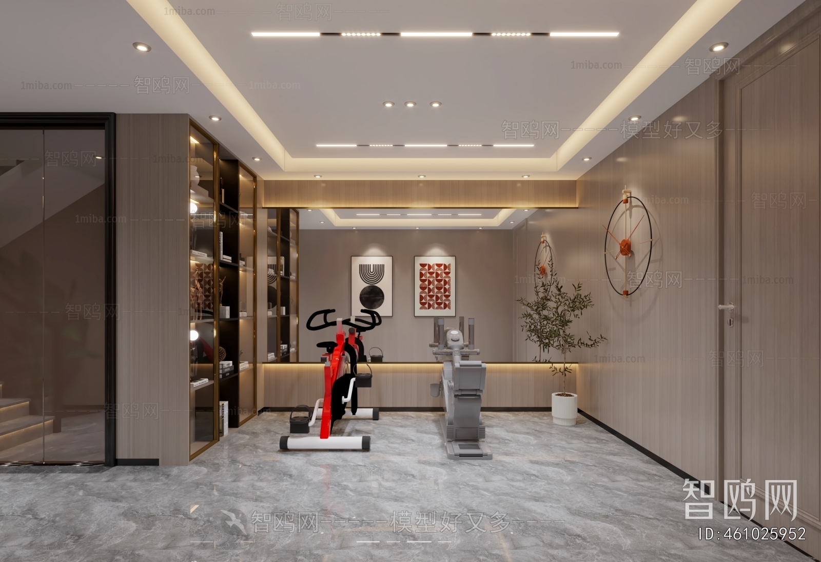 Modern Home Fitness Room