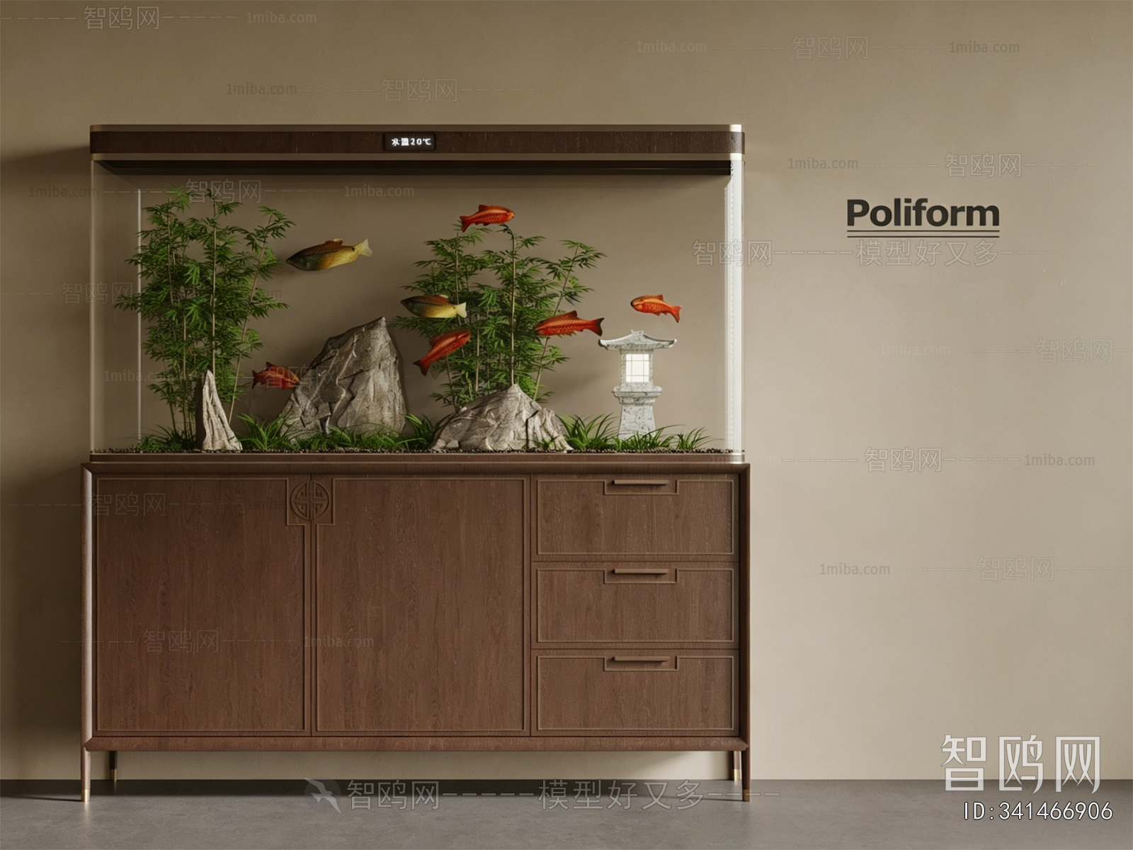 New Chinese Style Fish Tank