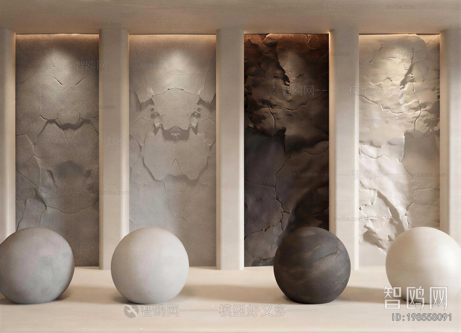 Wabi-sabi Style Wall/floor/ceiling