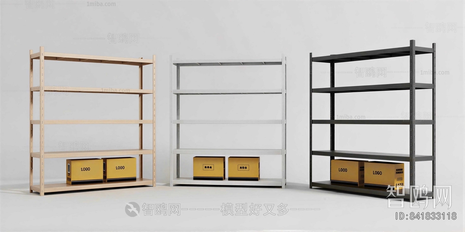 Modern Supermarket Shelf