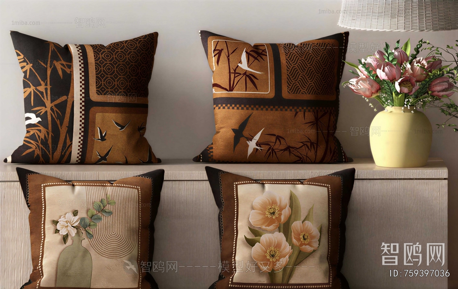 New Chinese Style Pillow