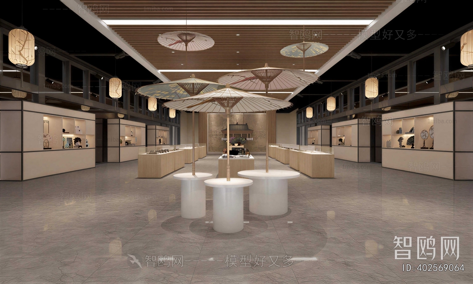 New Chinese Style Exhibition Hall