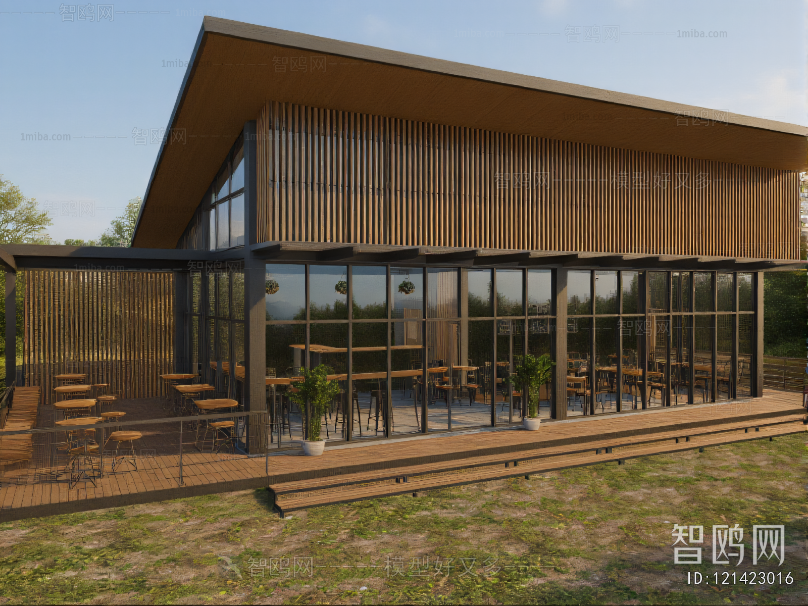 Modern Appearance Of Commercial Building
