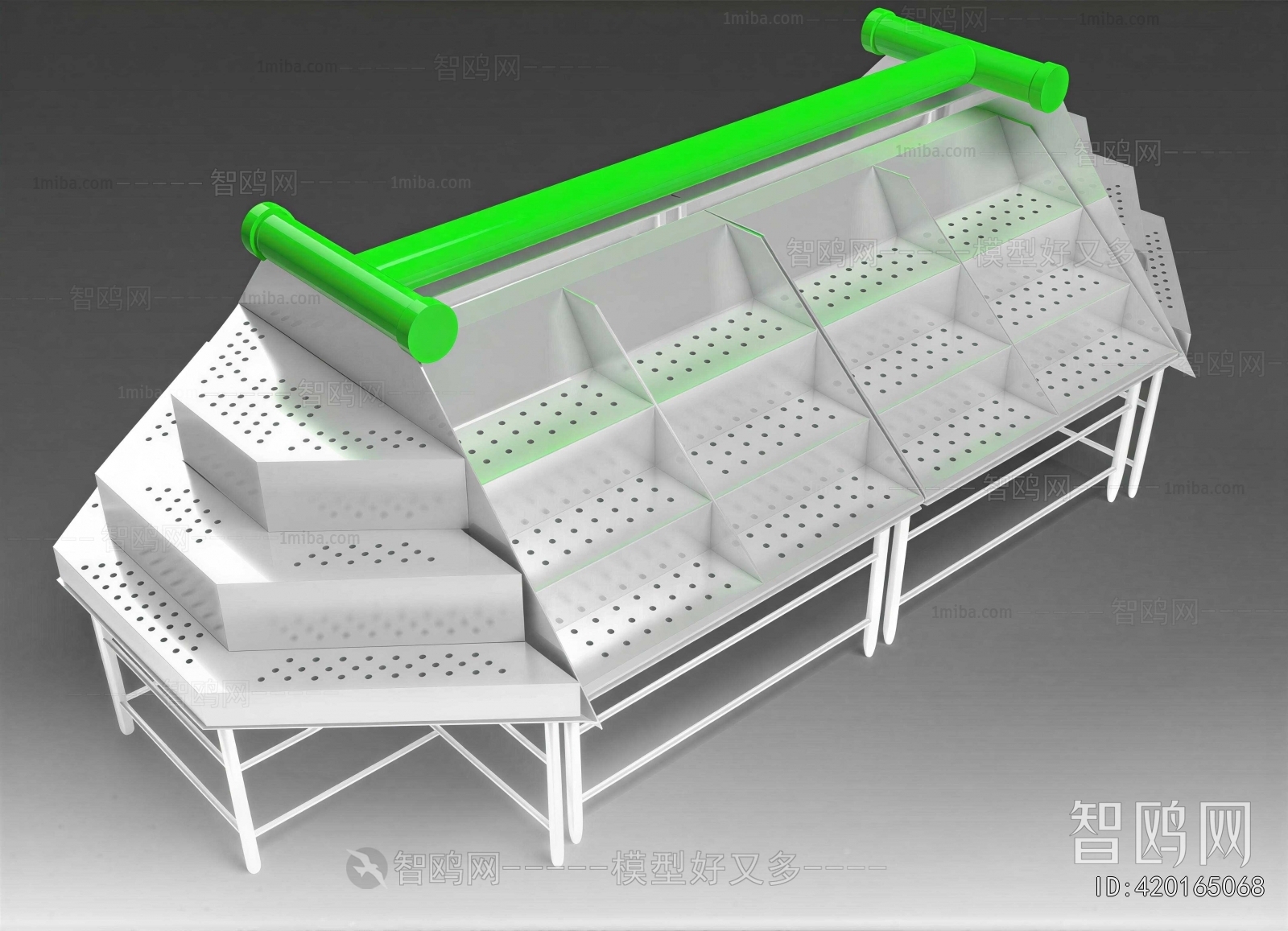 Modern Supermarket Shelf