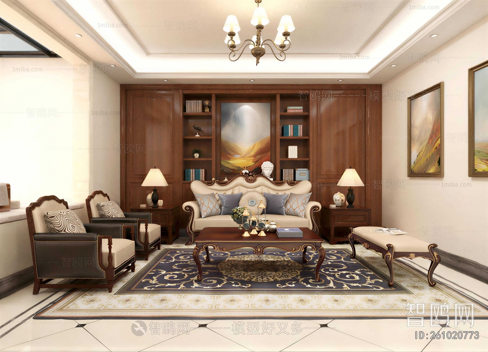 French Style A Living Room