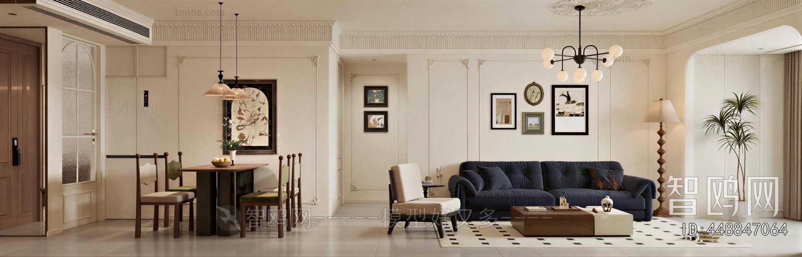 French Style A Living Room