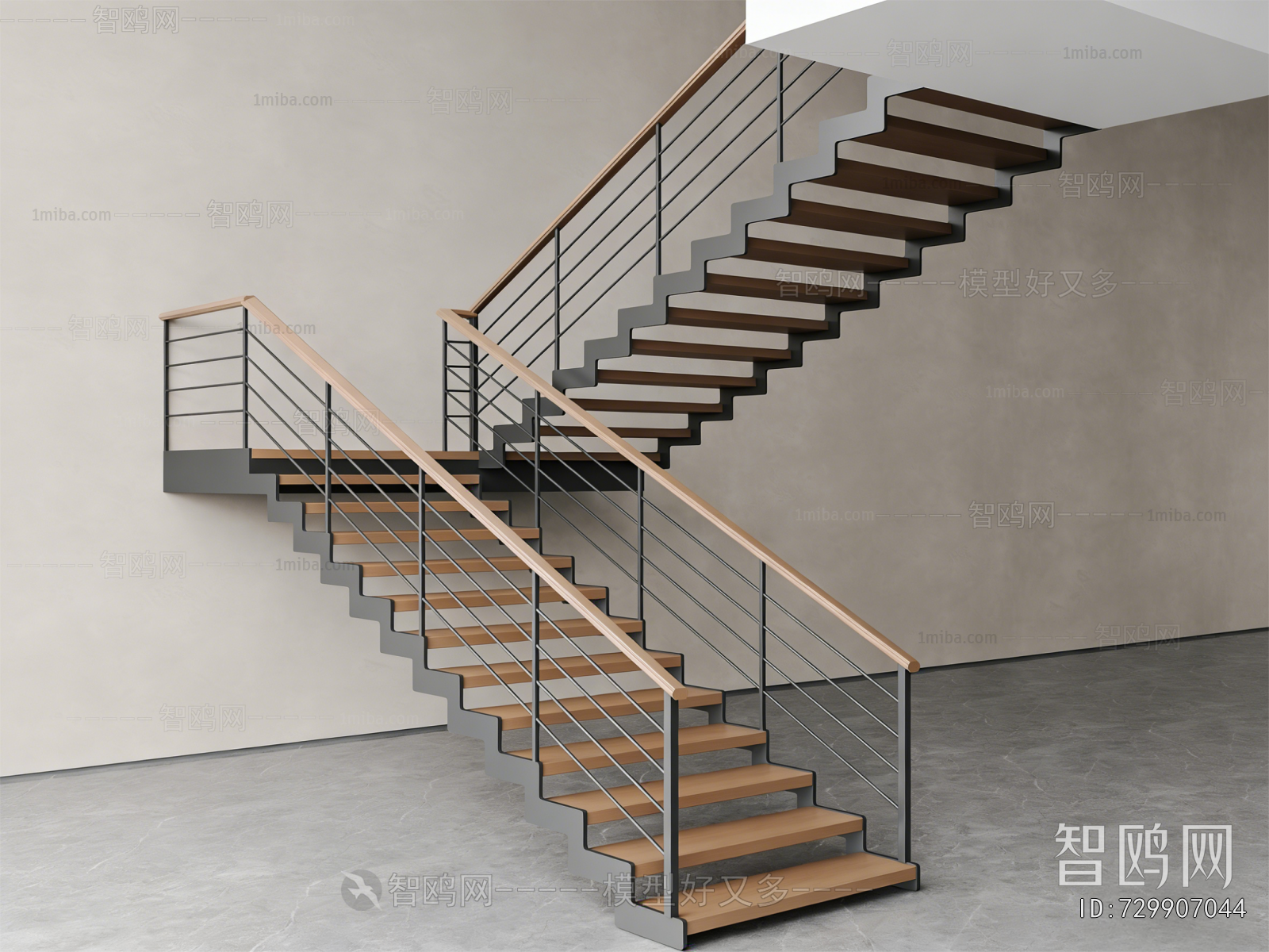 Industrial Style Staircase
