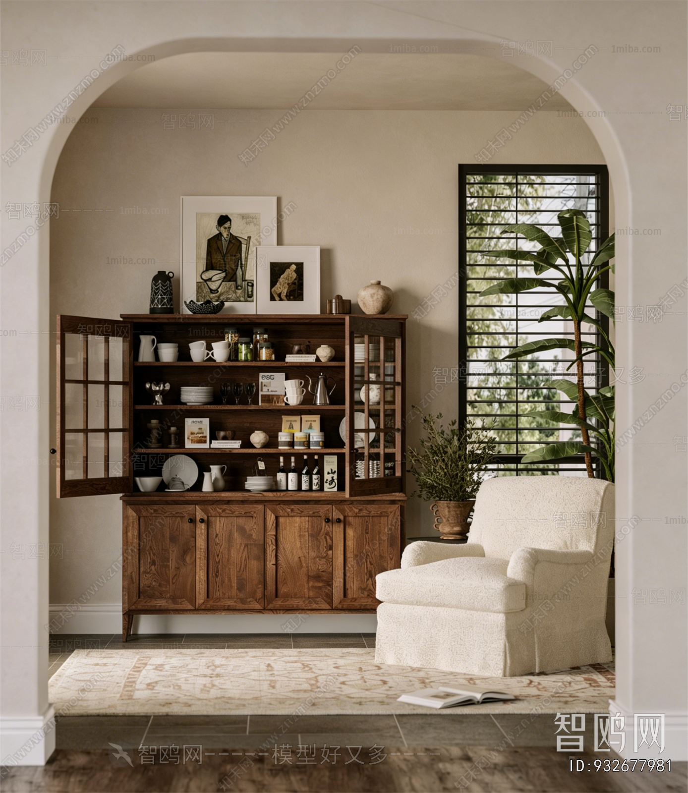 Wabi-sabi Style Sideboard