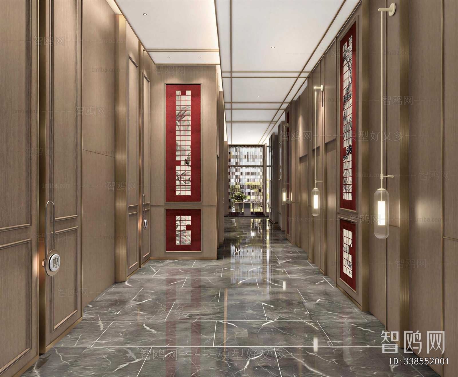 New Chinese Style Corridor