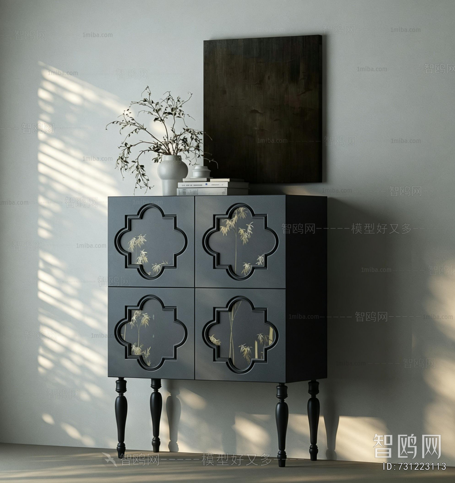New Chinese Style Decorative Cabinet