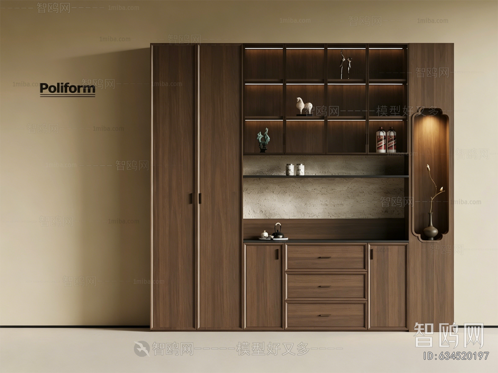 New Chinese Style Sideboard