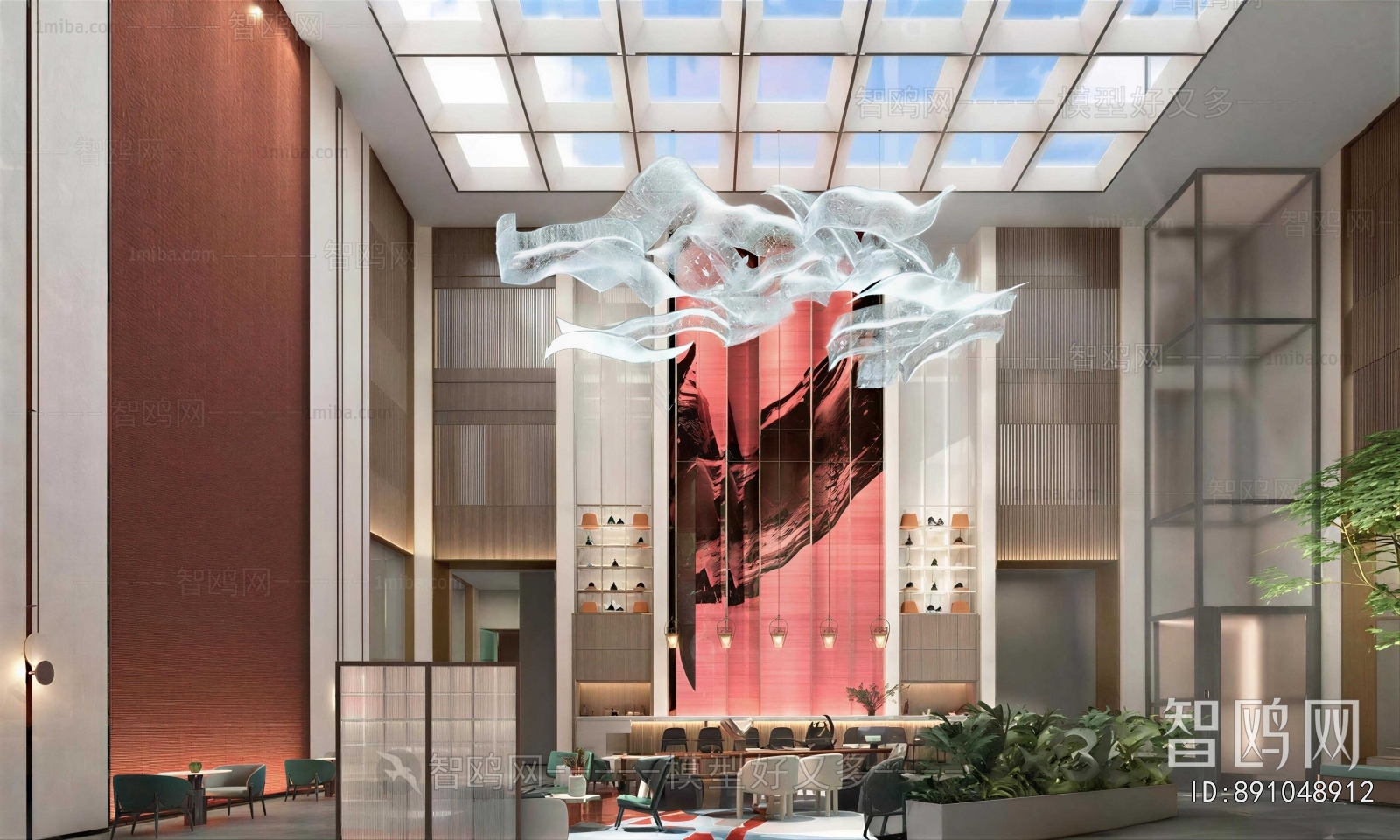 New Chinese Style Lobby Hall