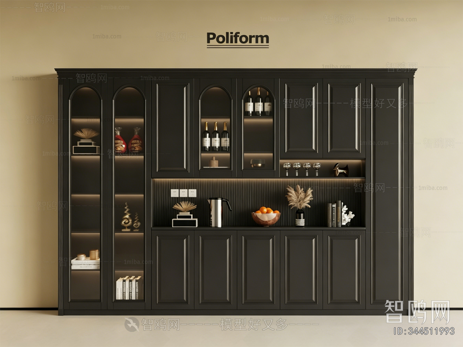 American Style Wine Cabinet
