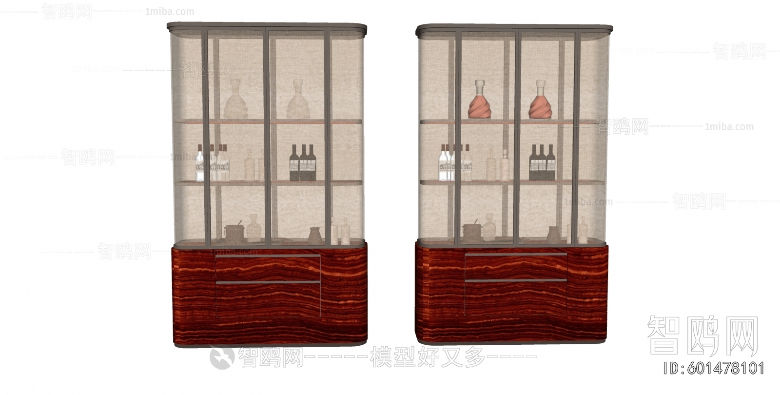 New Chinese Style Wine Cabinet