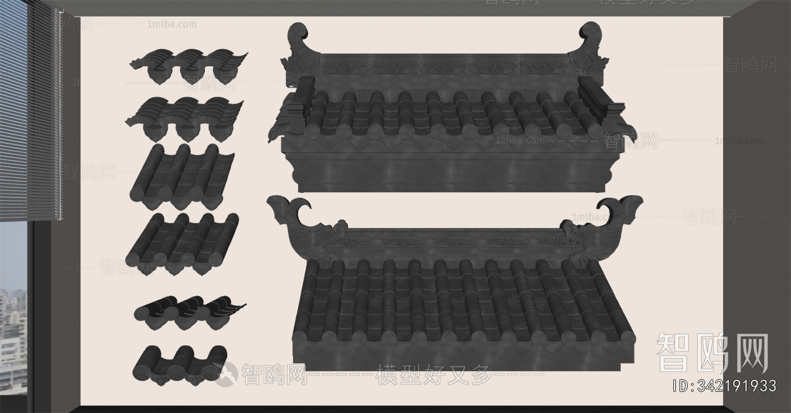New Chinese Style Building Component