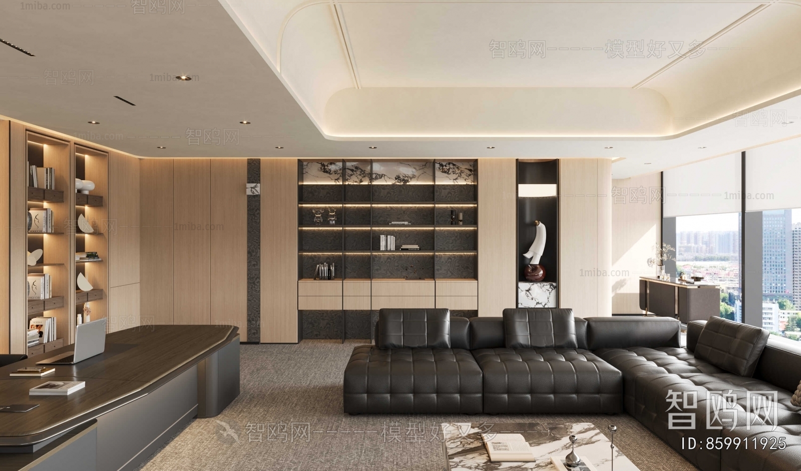 New Chinese Style Manager's Office