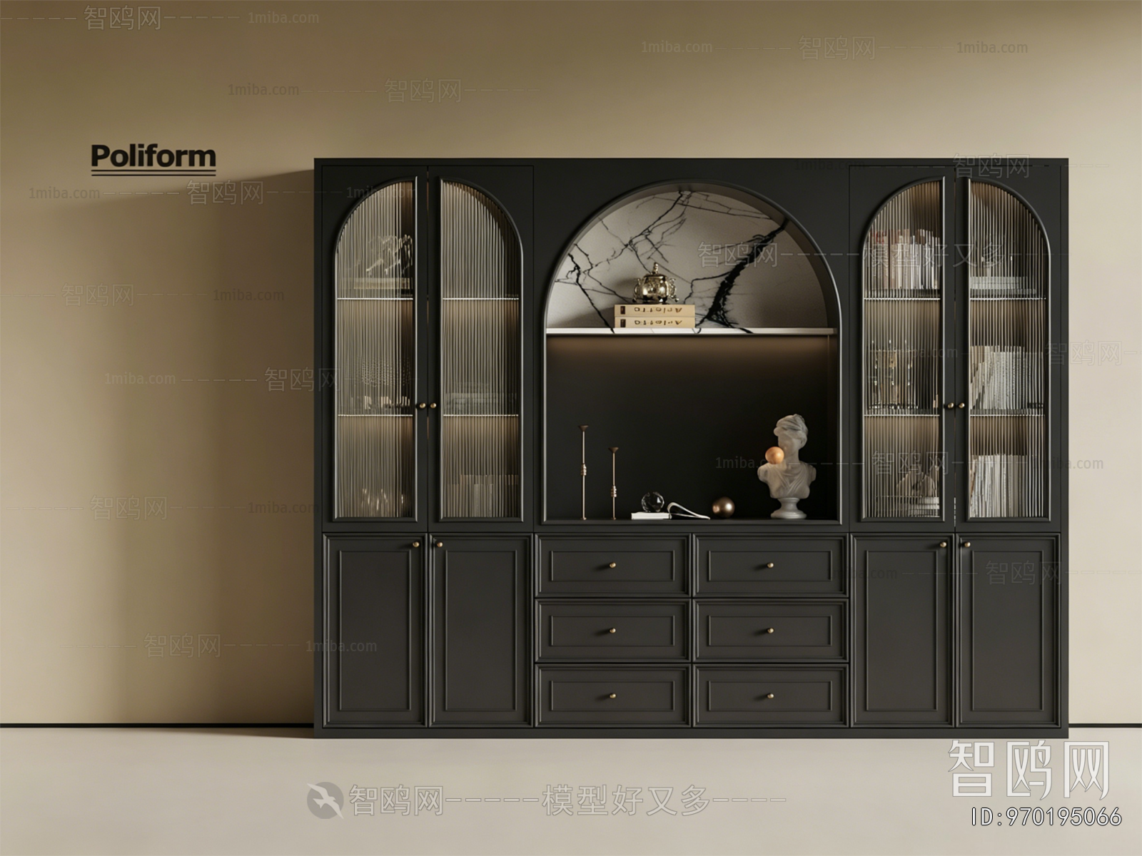 French Style Bookcase