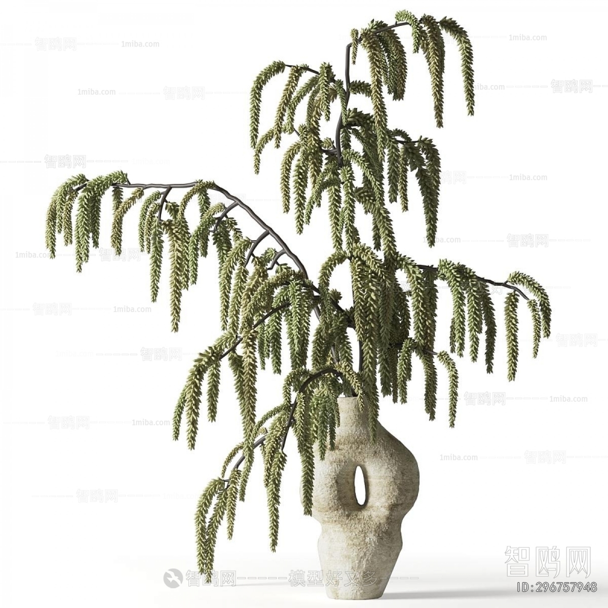Modern Aquatic Green Plant
