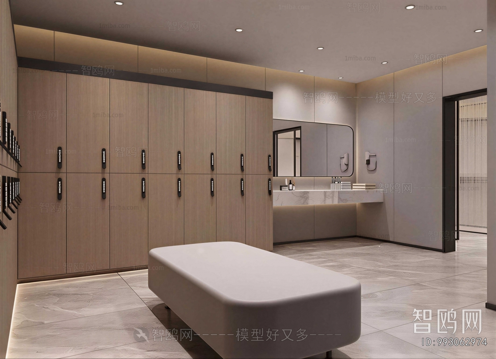 Modern Changing Room