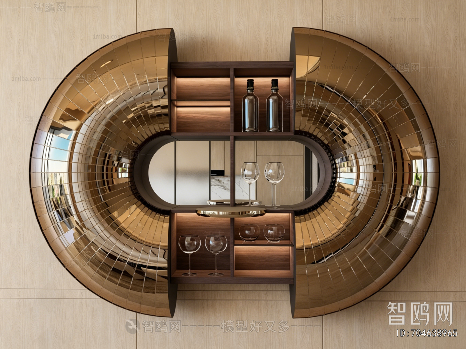 Modern Wine Cabinet