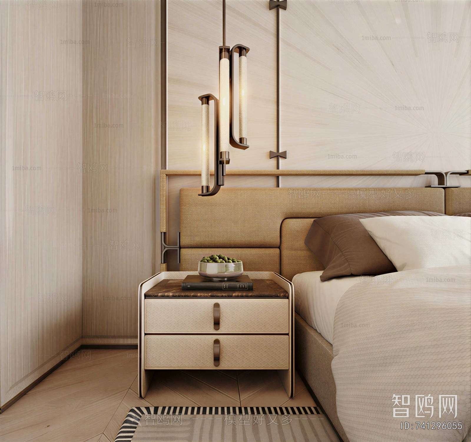 Modern Bedside Cupboard