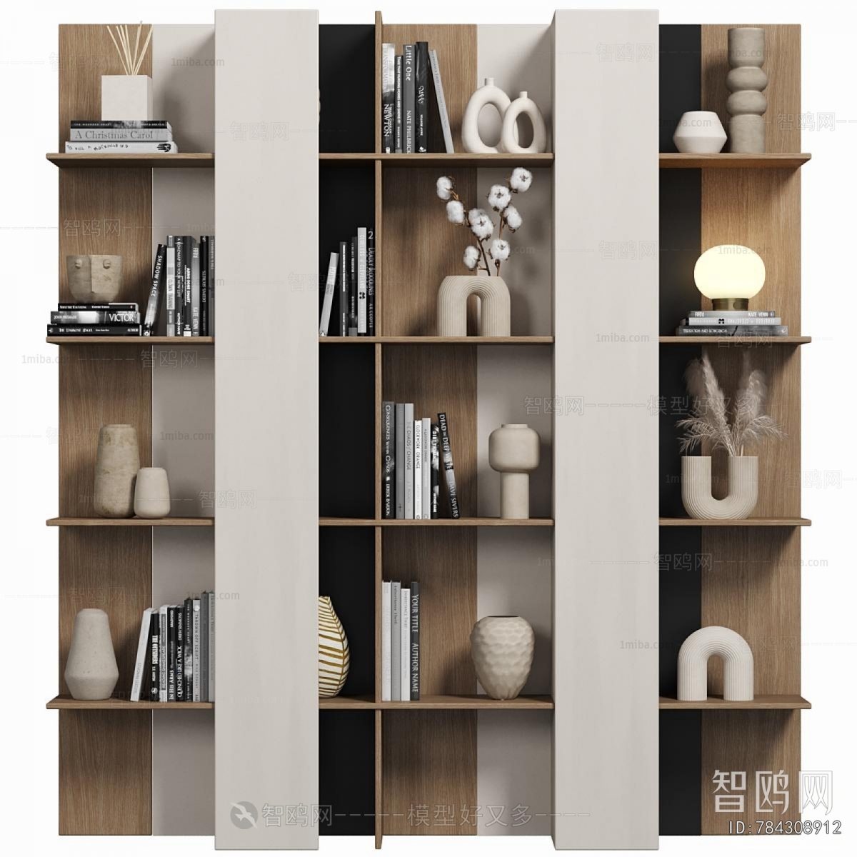 Wabi-sabi Style Bookcase