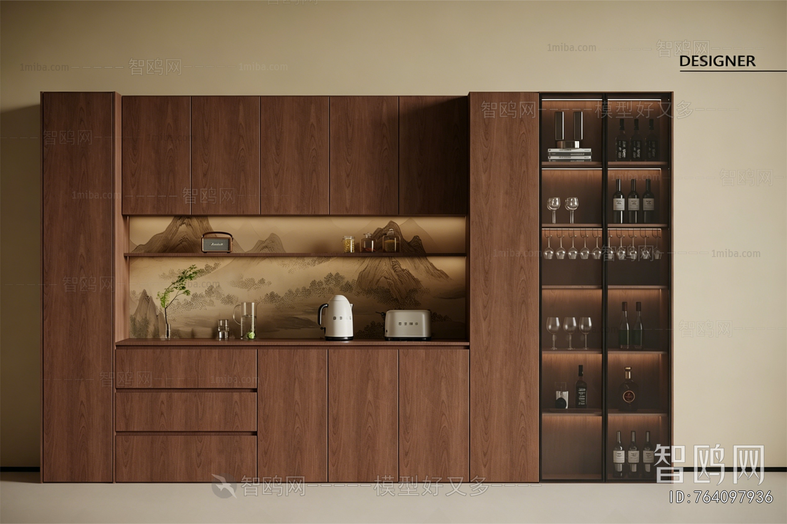 Modern Wine Cabinet