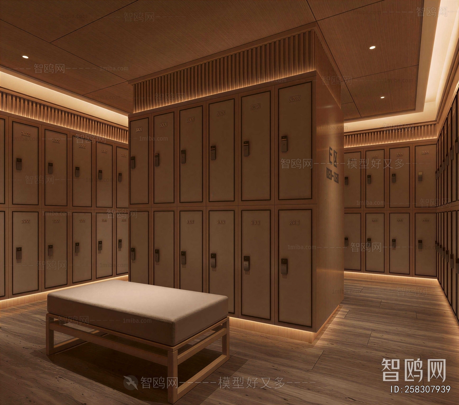 New Chinese Style Changing Room