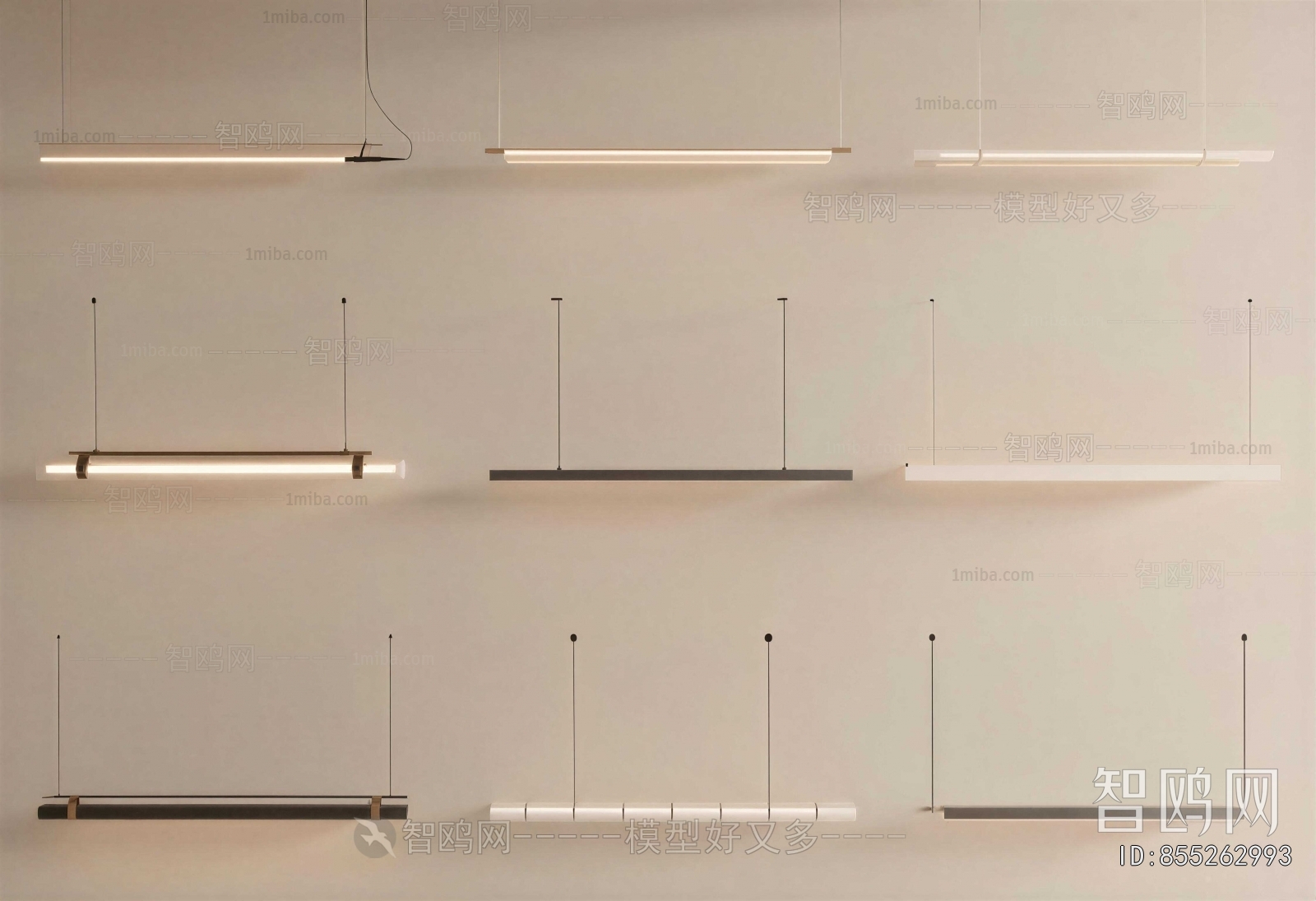 Modern Long Chandelier