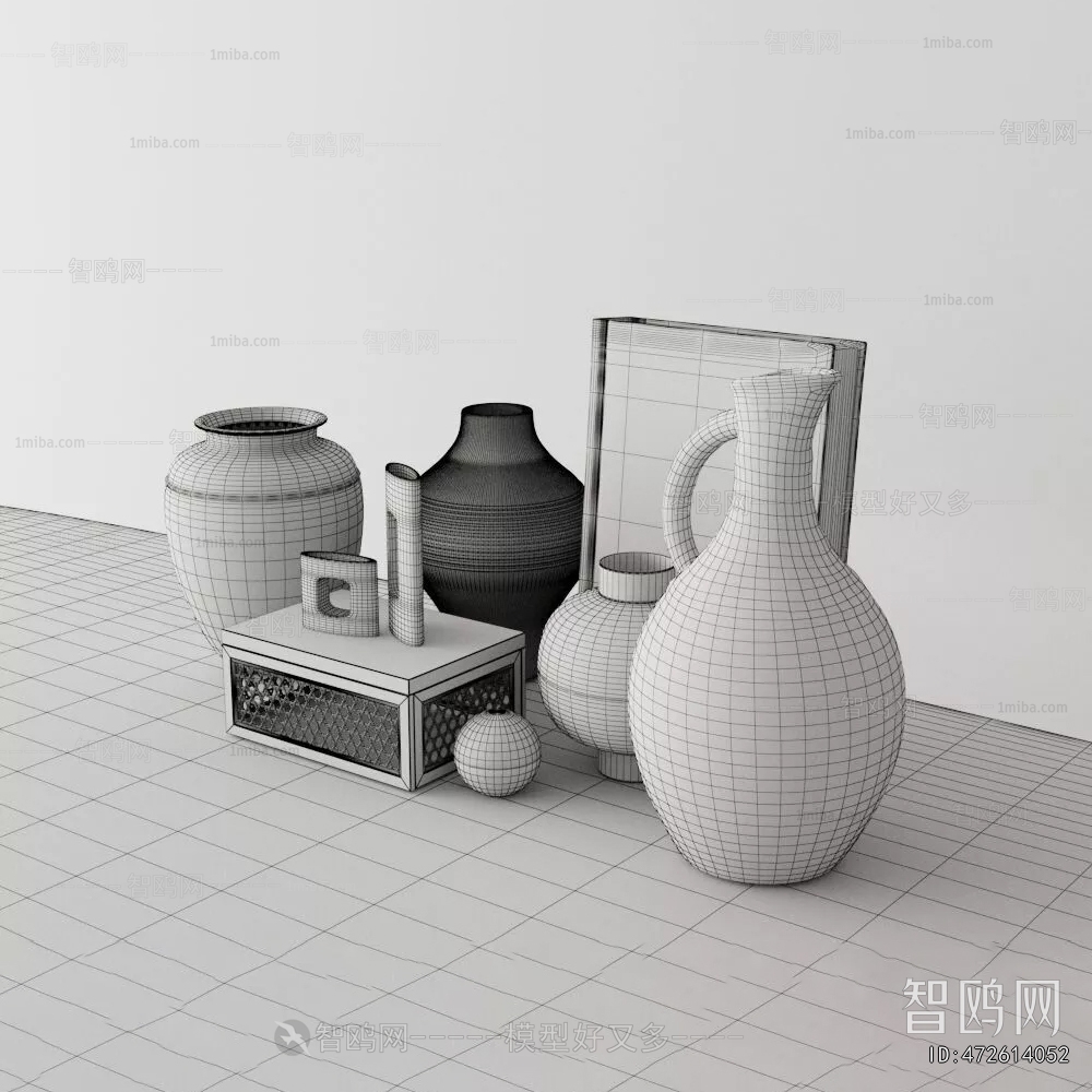 Wabi-sabi Style Clay Pot
