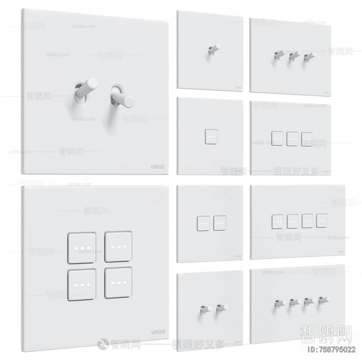 Modern Switch Socket Panel
