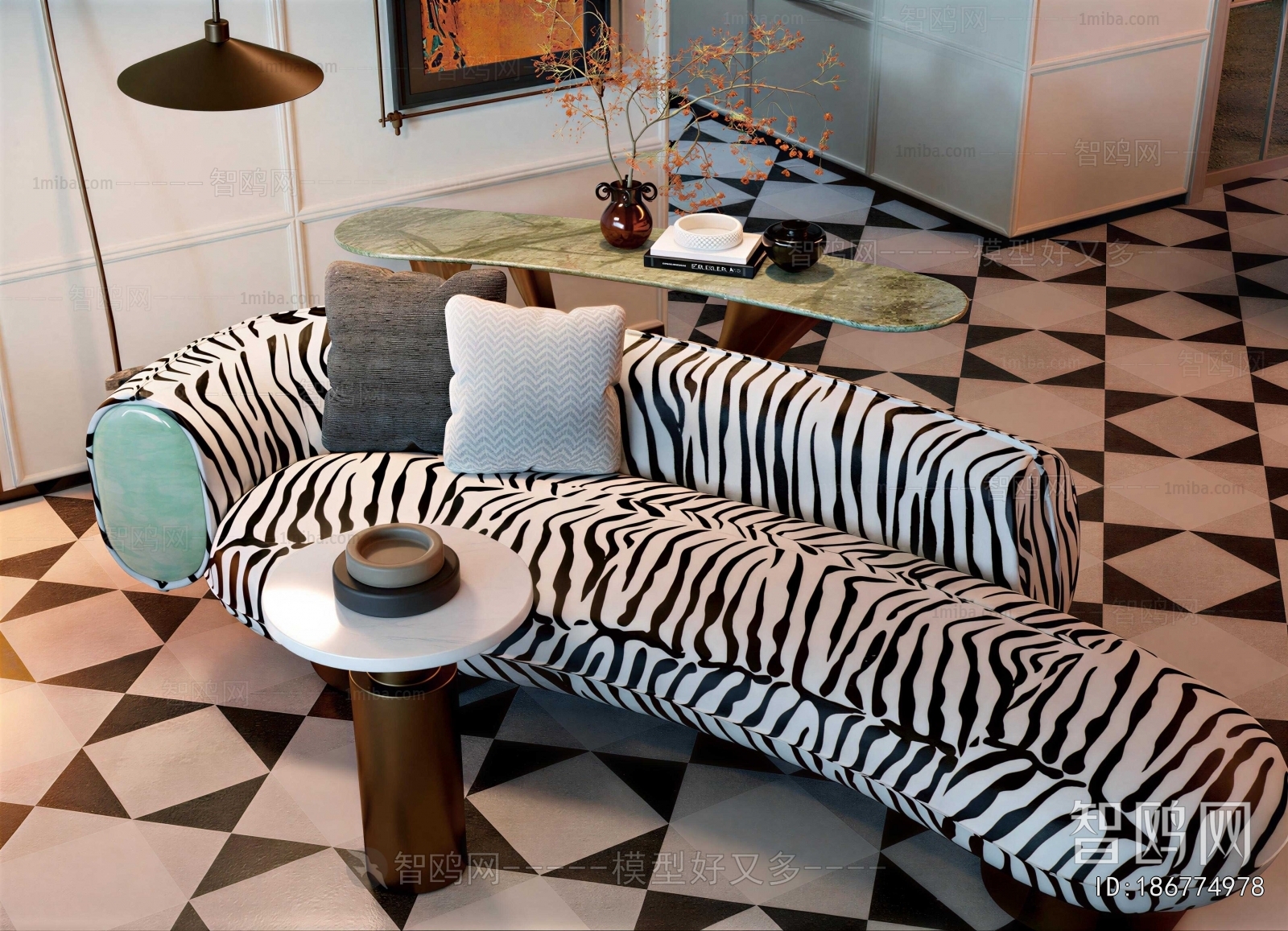 Modern Curved Sofa