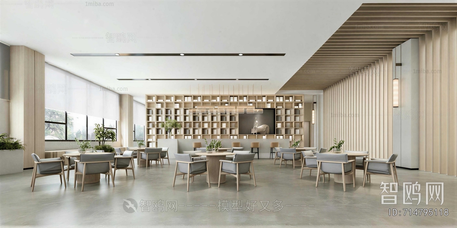 Modern Office Negotiation Area